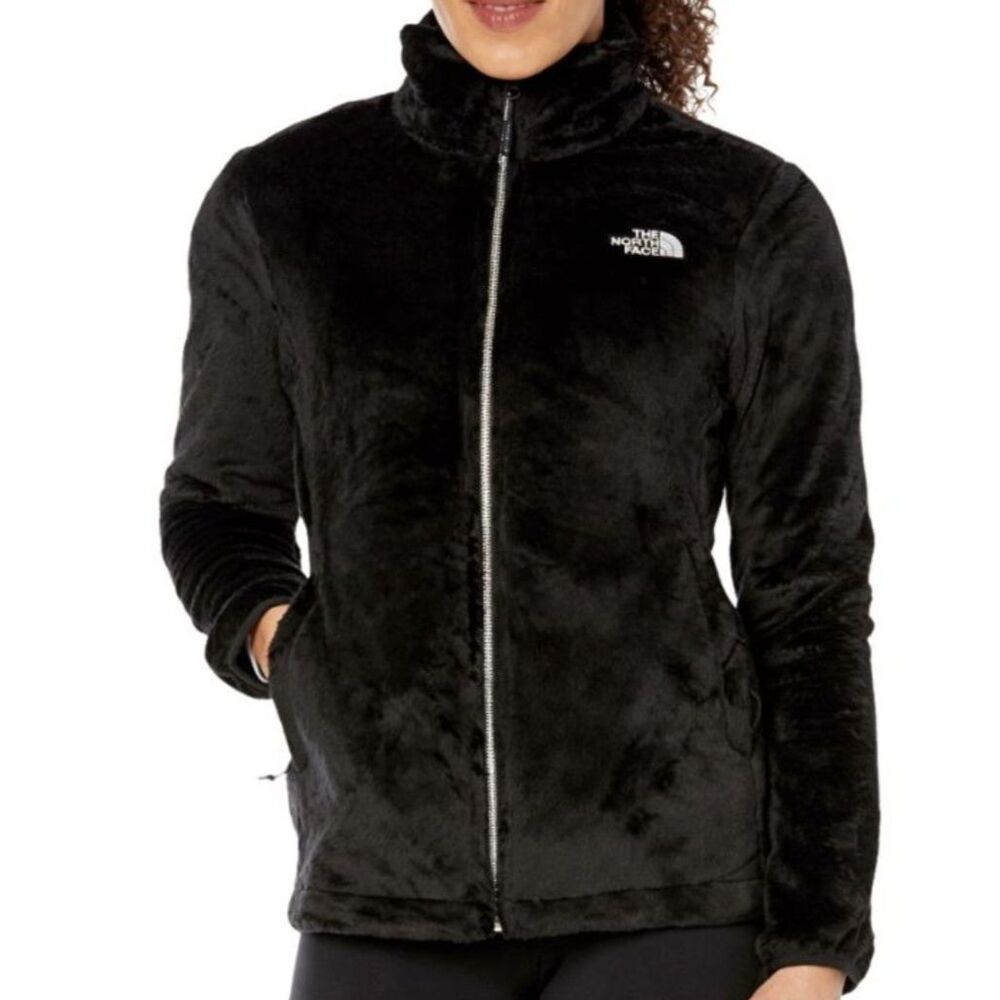 The North Face Osito Full Zip Fleece Jacket Black Size Medium